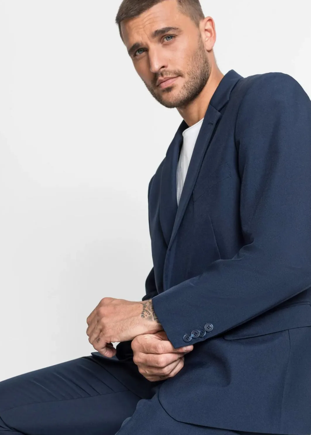 Best Anzug (2-tlg.Set), Slim Fit Herren Anzüge & Sakkos|Große Größen