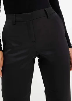 Discount Anzughose aus feinem Satin Damen Hosen|Festliche Mode