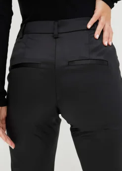 Damen bonprix Kurzgrößen|Bekleidung·Kleider|Anzughose aus feinem Satin