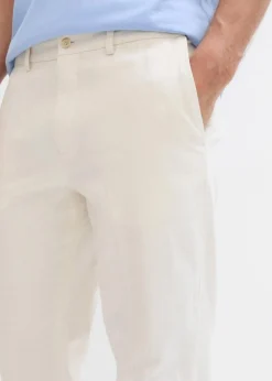 Herren bonprix Große Größen|Anzüge & Sakkos|Anzugshose aus luftigem Leinen-Mix, Regular Fit
