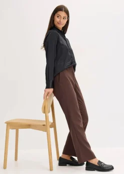 Damen bonprix Bekleidung·Kleider|Hosen|Anzugshose mit Schlitzen