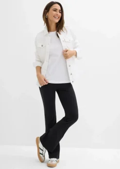 Damen bonprix Bekleidung·Röcke|Nachhaltigere Materialien|3/4-Armshirt mit reiner Bio-Baumwolle