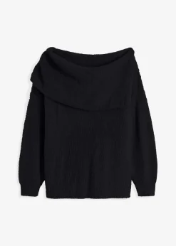 Best Asymmetrischer Off-Shoulder Pullover Damen Bekleidung·Umstandsmode|Strickmode