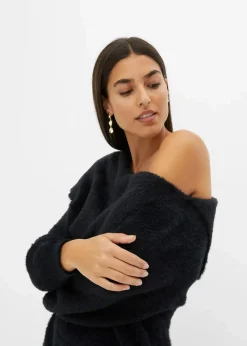 Best Asymmetrischer Off-Shoulder Pullover Damen Bekleidung·Umstandsmode|Strickmode