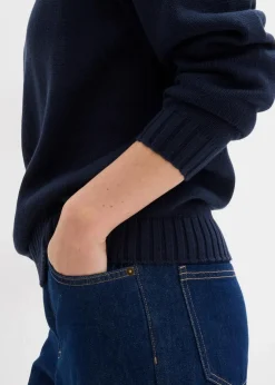 Damen bonprix Pullover & Strickjacken|Strickmode|Asymmetrischer Pullover