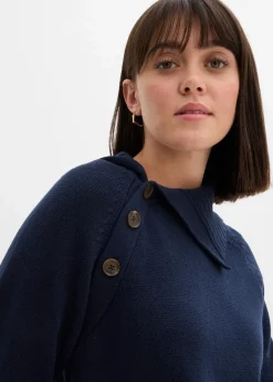 Damen bonprix Pullover & Strickjacken|Strickmode|Asymmetrischer Pullover