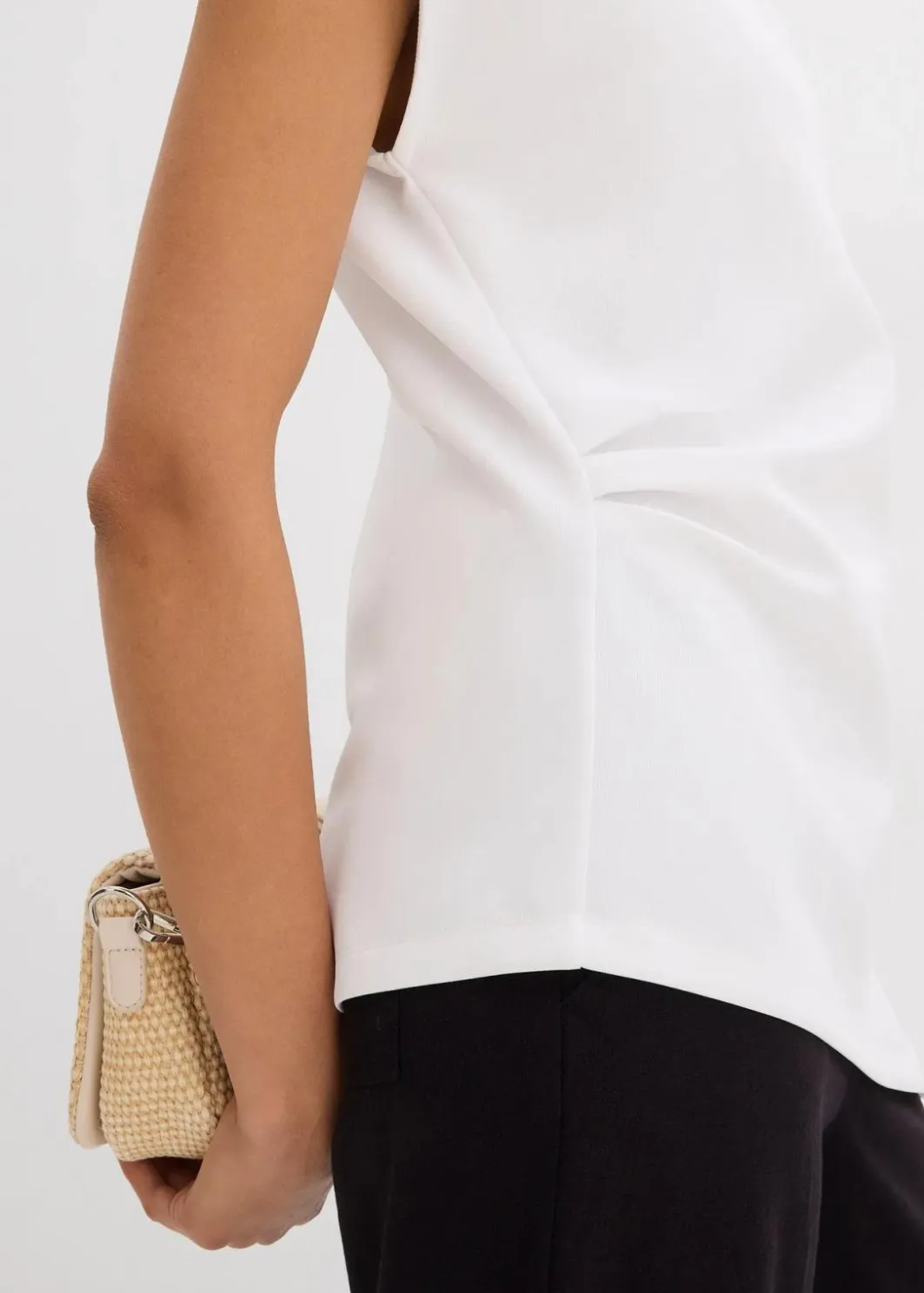 Clearance Asymmetrisches Top aus bequemem Scuba Damen Shirts & Tops