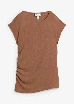 Clearance Asymmetrisches Top aus leichtem Crêpe Damen Nachhaltigere Materialien|Shirts & Tops