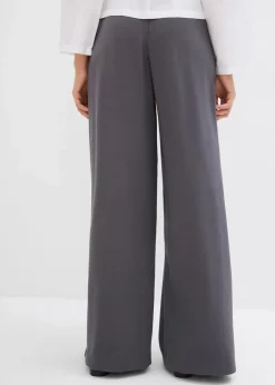 Damen bonprix Bekleidung·Kleider|Ausgestellte Bundfaltenhose