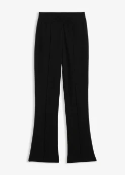 New Ausgestellte Hose aus festem Baumwoll-Jersey Kinder Mädchen 9-16 Jahre·Hosen & Leggings