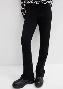 New Ausgestellte Hose aus festem Baumwoll-Jersey Kinder Mädchen 9-16 Jahre·Hosen & Leggings