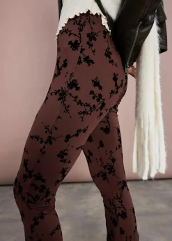 Damen bonprix Bekleidung·Kleider|Hosen|Ausgestellte Leggings aus softer Viskose