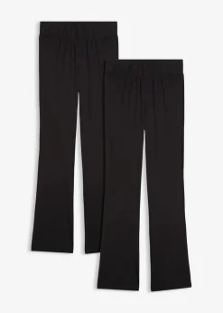 Damen bonprix Bekleidung·Kleider|Hosen|ausgestellte Leggings (2er-Pack)
