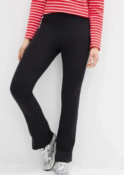 Damen bonprix Bekleidung·Kleider|Hosen|ausgestellte Leggings (2er-Pack)