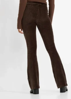 Ausgestellte Leggings in Cordoptik Damen Bekleidung·Kleider|Hosen