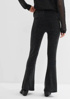 Hot Ausgestellte Leggings mit Glitzer Damen Bekleidung·Kleider|Hosen