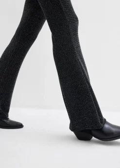 Hot Ausgestellte Leggings mit Glitzer Damen Bekleidung·Kleider|Hosen