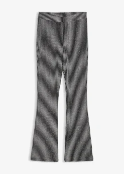 Damen bonprix Bekleidung·Kleider|Hosen|Ausgestellte Leggings mit Glitzergarn