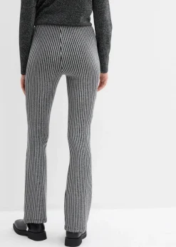 Damen bonprix Bekleidung·Kleider|Hosen|Ausgestellte Leggings mit Glitzergarn