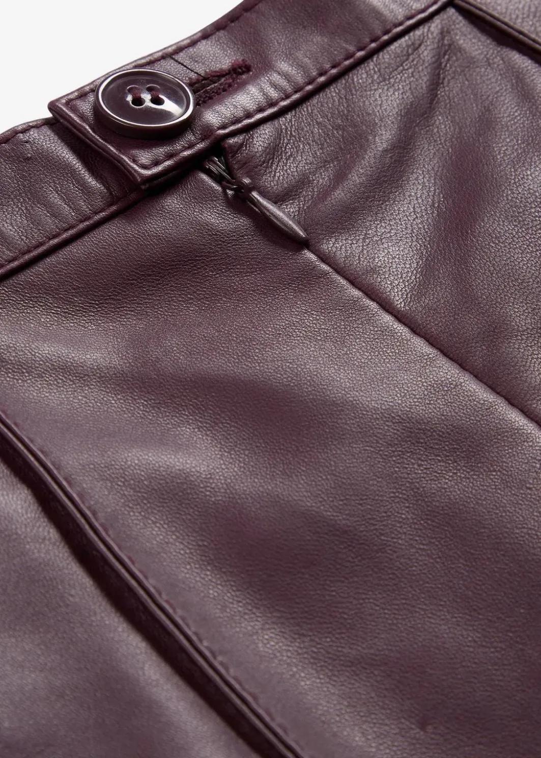 Damen bonprix Bekleidung·Sportbekleidung|Röcke|Ausgestellter Lederrock aus Lammnappa