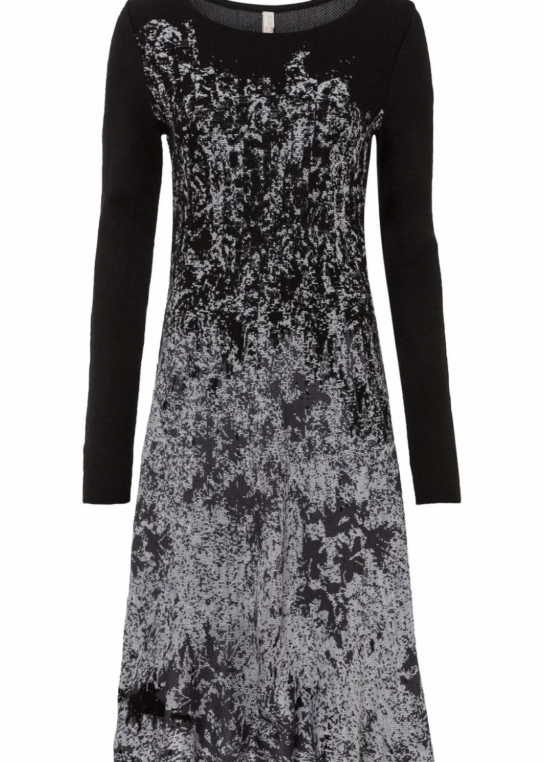 Damen bonprix Bekleidung·Umstandsmode|Bekleidung·Pullover & Strickjacken|Ausgestelltes Jacquard-Strickkleid
