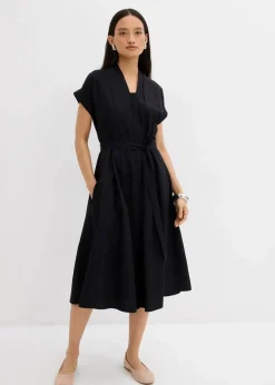 Ausgestelltes Kaftan-Kleid Damen Bekleidung·Pullover & Strickjacken|Kleider
