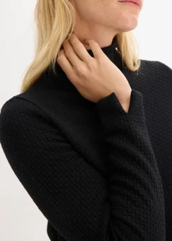 Damen bonprix Bekleidung·Pullover & Strickjacken|Nachhaltigere Materialien|Ausgestelltes Midikleid