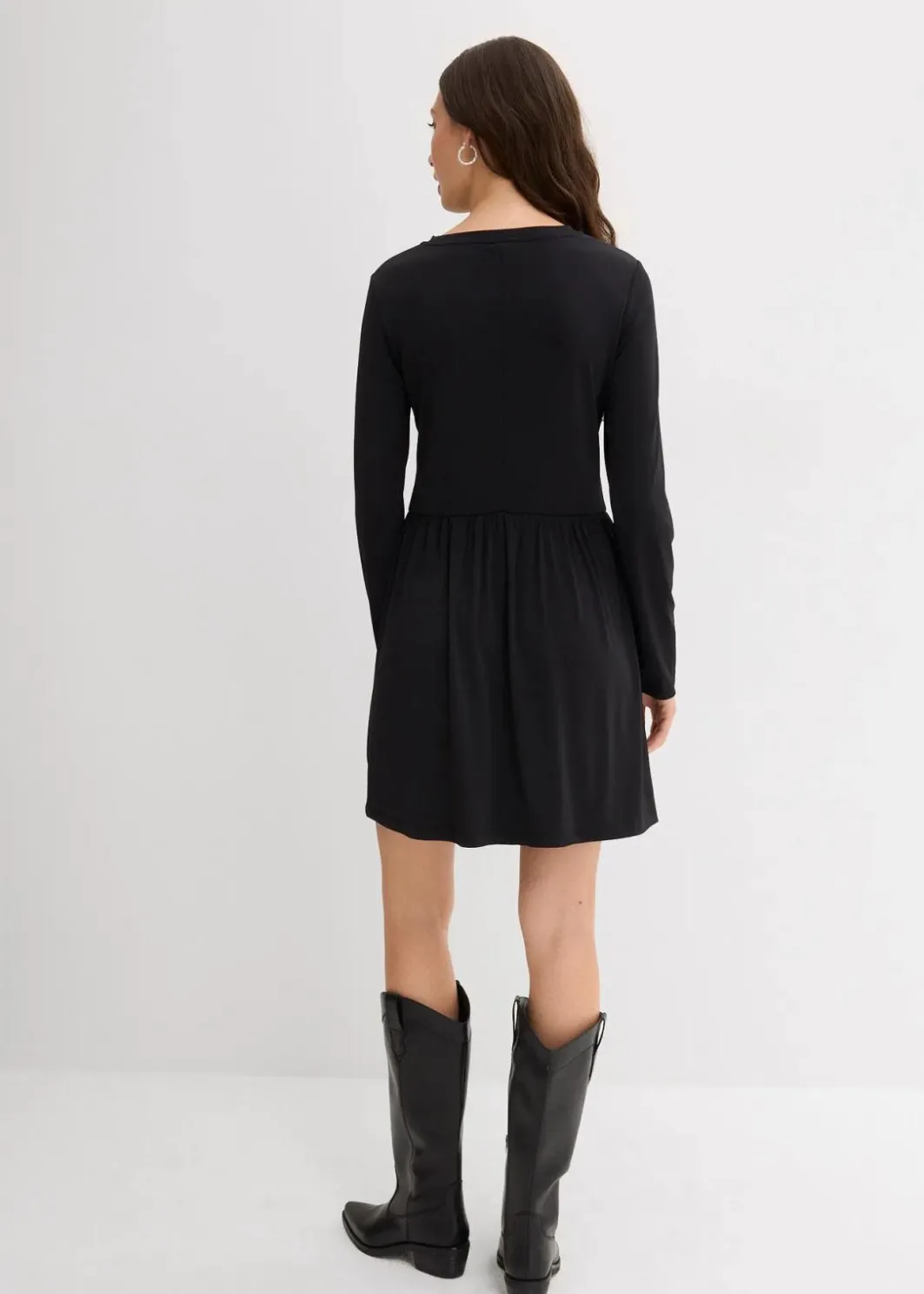 Damen bonprix Nachhaltigere Materialien|Kleider|Ausgestelltes Shirtkleid