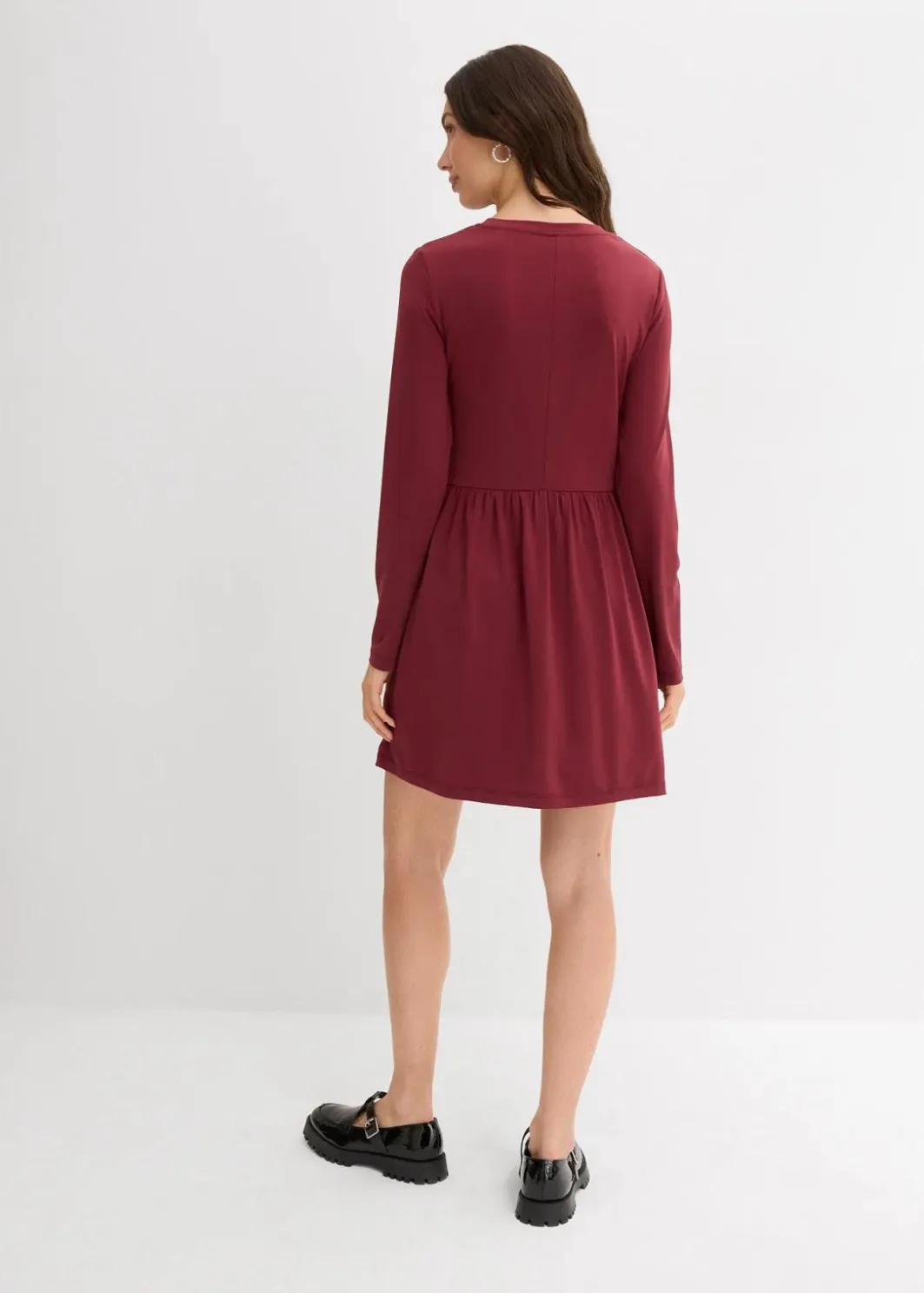 Damen bonprix Kleider|Nachhaltigere Materialien|Ausgestelltes Shirtkleid