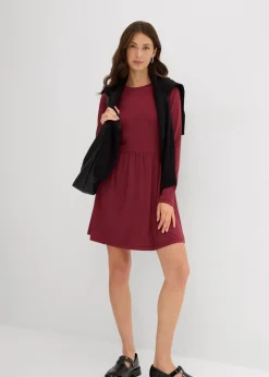Damen bonprix Kleider|Nachhaltigere Materialien|Ausgestelltes Shirtkleid