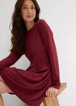 Damen bonprix Kleider|Nachhaltigere Materialien|Ausgestelltes Shirtkleid
