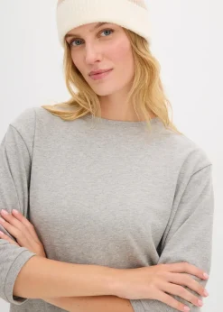 Damen bonprix Kleider|Nachhaltigere Materialien|Ausgestelltes Sweatkleid