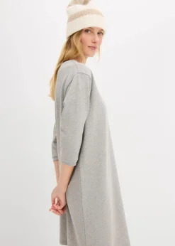 Damen bonprix Kleider|Nachhaltigere Materialien|Ausgestelltes Sweatkleid