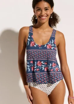 Badeanzug in Tankini-Optik Damen Nachhaltigere Materialien|Badeanzüge