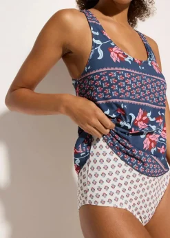 Badeanzug in Tankini-Optik Damen Nachhaltigere Materialien|Badeanzüge