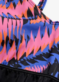 Damen bonprix Nachhaltigere Materialien|Badeanzüge|Badeanzug mit Bein