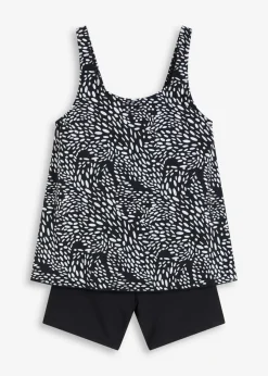 Damen bonprix Badeanzüge|Badeanzug mit Bein