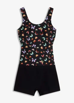 Damen bonprix Nachhaltigere Materialien|Badeanzüge|Badeanzug mit Bein