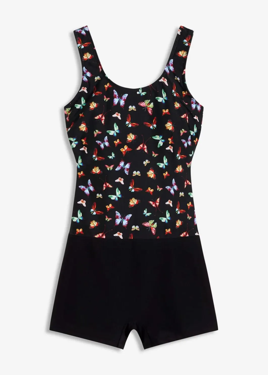 Damen bonprix Nachhaltigere Materialien|Badeanzüge|Badeanzug mit Bein