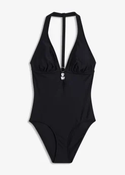 Discount Badeanzug mit tiefem V-Ausschnitt Damen Nachhaltigere Materialien|Badeanzüge