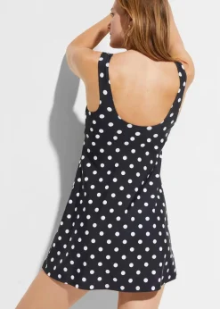 Damen bonprix Nachhaltigere Materialien|Bademode·Bedeckende Bademode|Badekleid mit breiten Trägern