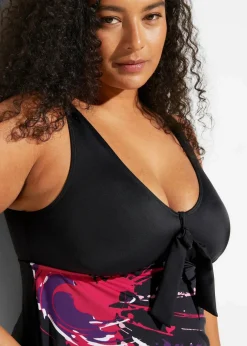 Damen bonprix Nachhaltigere Materialien|Badekleider|Badekleid mit breiten Trägern