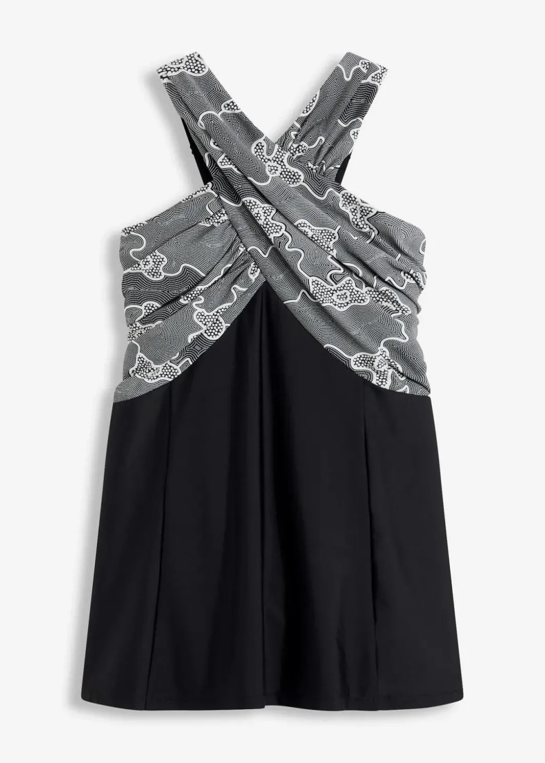Discount Badekleid mit Wickel-Optik Damen Nachhaltigere Materialien|Badekleider