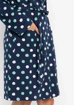 Damen bonprix Wäsche·Bademäntel|Nachhaltigere Materialien|Bademantel aus Bio-Baumwolle