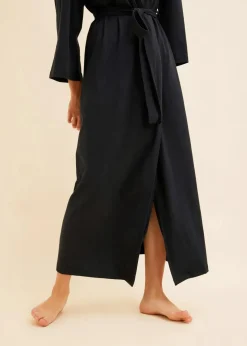 Damen bonprix Bademäntel|Bademantel aus reiner Baumwolle