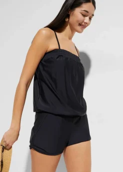 Damen bonprix Bademode·Badeanzüge|Bademode·Bedeckende Bademode|Badeoverall mit Innenslip