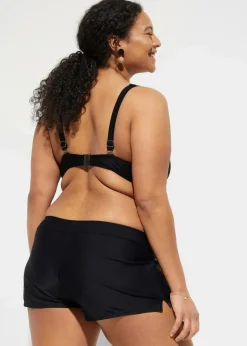Badeshorts mit Innenslip Damen Nachhaltigere Materialien|Bedeckende Bademode