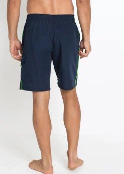 New Badeshorts mit seitlicher Tasche Herren Strandmode|Badehosen