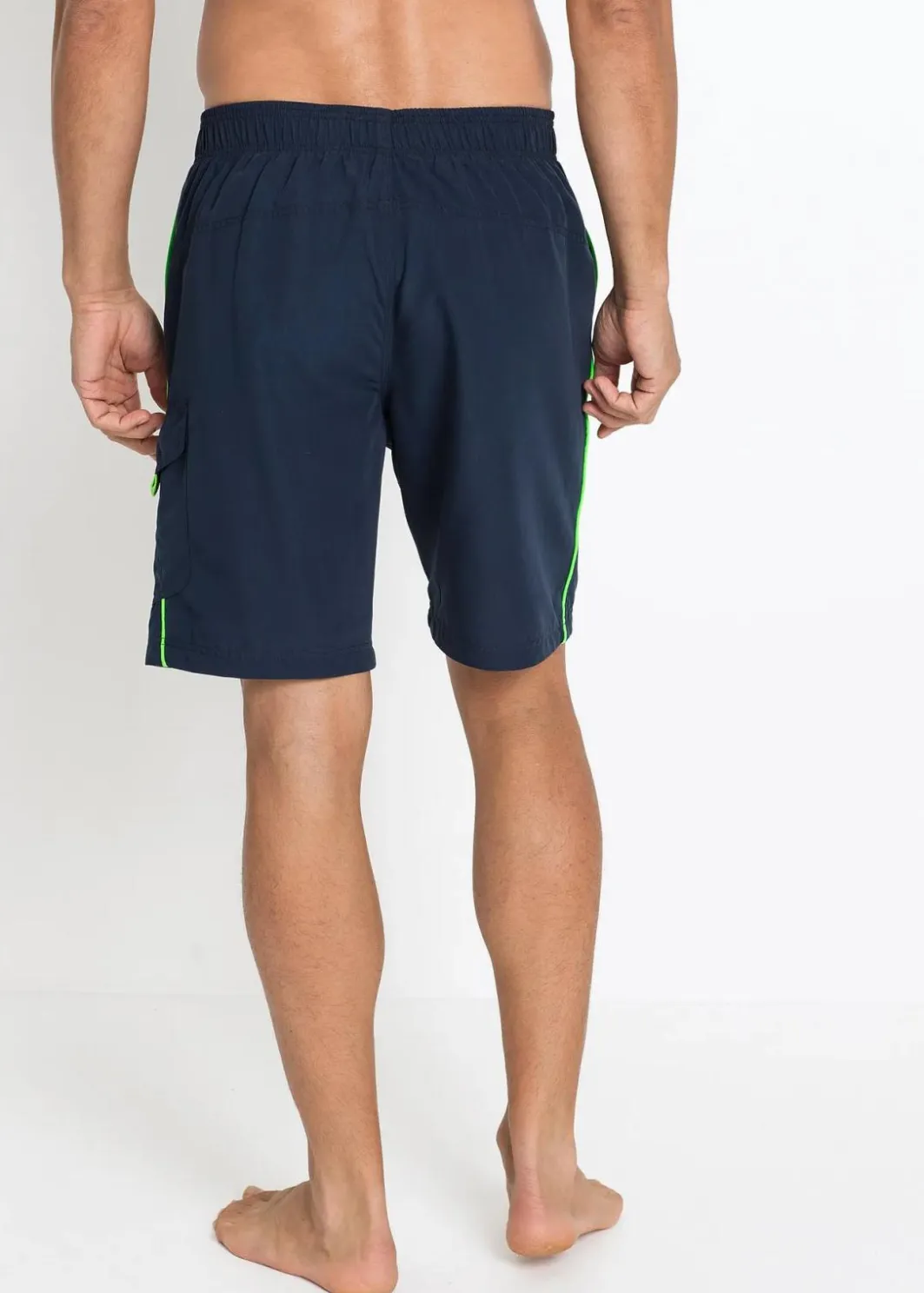 New Badeshorts mit seitlicher Tasche Herren Strandmode|Badehosen