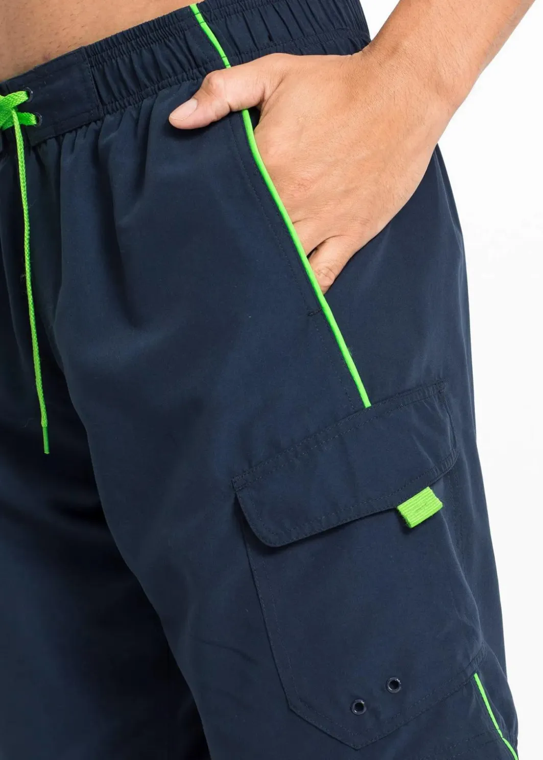 New Badeshorts mit seitlicher Tasche Herren Strandmode|Badehosen